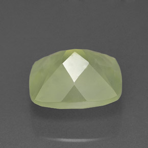Prehnite Gemstone in 12 x 10 mm (calibrated) Size for Sale, Prehnite Stone in Green Color