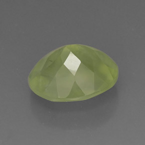 Prehnite Gemstone in 12 x 10 mm (calibrated) Size for Sale, Prehnite Stone in Green Color