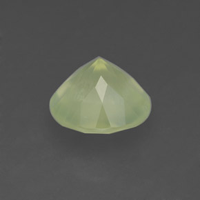 Prehnite Gemstone in 8 mm (calibrated) Size for Sale, Prehnite Stone in Green Color