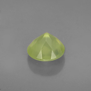 Prehnite Gemstone in 8 mm (calibrated) Size for Sale, Prehnite Stone in Green Color