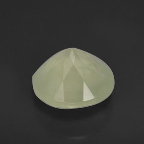 Prehnite Gemstone in 8 mm (calibrated) Size for Sale, Prehnite Stone in Green Color