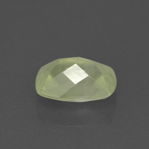 Prehnite Gemstone in 8.1 x 6.1 mm Size for Sale, Prehnite Stone in Green Color