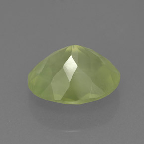 Prehnite Gemstone in 12 x 10 mm (calibrated) Size for Sale, Prehnite Stone in Green Color