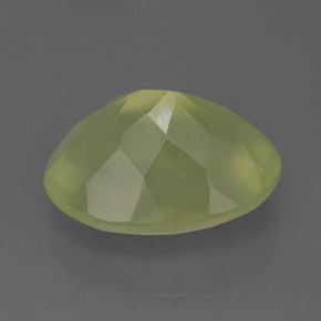 Prehnite Gemstone in 16 x 12 mm (calibrated) Size for Sale, Prehnite Stone in Green Color