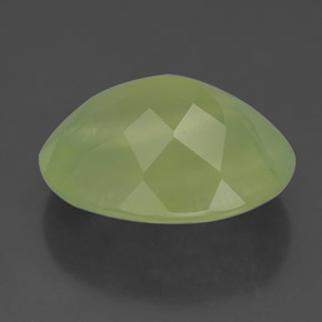Prehnite Gemstone in 16 x 12 mm (calibrated) Size for Sale, Prehnite Stone in Green Color
