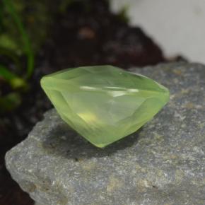 Prehnite Gemstone in 12 x 10 mm (calibrated) Size for Sale, Prehnite Stone in Green Color