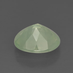 Prehnite Gemstone in 12 x 10 mm (calibrated) Size for Sale, Prehnite Stone in Green Color
