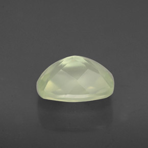 Prehnite Gemstone in 8.1 x 6 mm Size for Sale, Prehnite Stone in Green Color