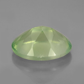 Prehnite Gemstone in 14 x 10 mm (calibrated) Size for Sale, Prehnite Stone in Green Color