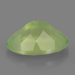 Prehnite Gemstone in 14 x 10 mm (calibrated) Size for Sale, Prehnite Stone in Green Color
