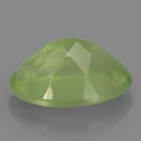 Prehnite Gemstone in 14 x 10 mm (calibrated) Size for Sale, Prehnite Stone in Green Color