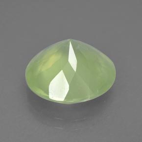 Prehnite Gemstone in 14 mm (calibrated) Size for Sale, Prehnite Stone in Medium Green Color