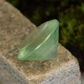 Prehnite Gemstone in 14 mm (calibrated) Size for Sale, Prehnite Stone in Green Color