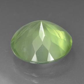 Prehnite Gemstone in 14 mm (calibrated) Size for Sale, Prehnite Stone in Lime Green Color
