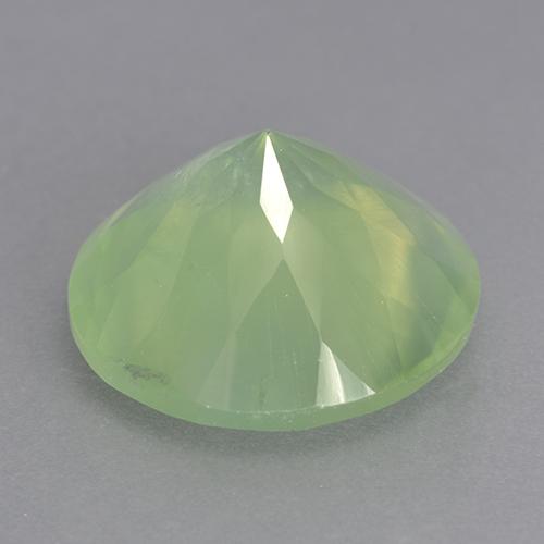 Prehnite Gemstone in 14 mm (calibrated) Size for Sale, Prehnite Stone in Yellow Green  Color
