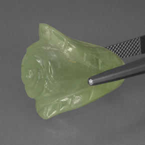 Prehnite Gemstone in 22.5 x 18.8 mm Size for Sale, Prehnite Stone in Green Color
