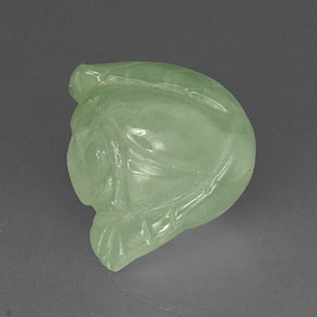 Prehnite Gemstone in 15.6 x 13.6 mm Size for Sale, Prehnite Stone in Green Color