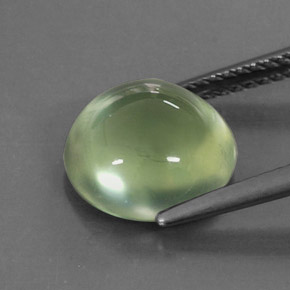 Prehnite Gemstone in 10 mm (calibrated) Size for Sale, Prehnite Stone in Green Color