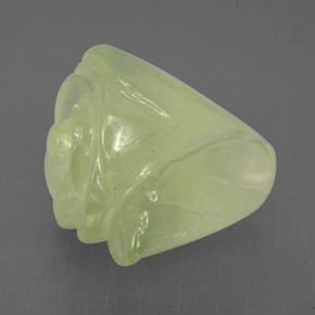 Prehnite Gemstone in 13.4 x 12.2 mm Size for Sale, Prehnite Stone in Green Color