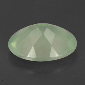 Prehnite Gemstone in 16 x 12 mm (calibrated) Size for Sale, Prehnite Stone in Green Color
