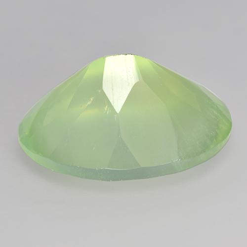 Prehnite Gemstone in 16 x 12 mm (calibrated) Size for Sale, Prehnite Stone in Medium Green  Color