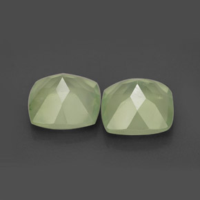 Prehnite Gemstone in 10.1 x 10 mm Size for Sale, Prehnite Stone in Green Color
