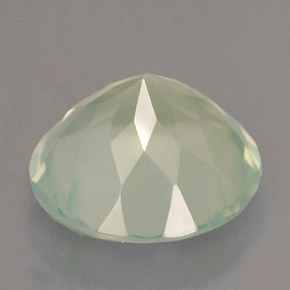 Prehnite Gemstone in 12 mm (calibrated) Size for Sale, Prehnite Stone in Green Color