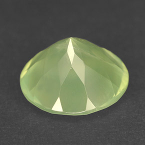 Prehnite Gemstone in 12 mm (calibrated) Size for Sale, Prehnite Stone in Green Color