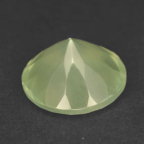 Prehnite Gemstone in 12 mm (calibrated) Size for Sale, Prehnite Stone in Green Color