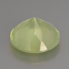 Prehnite Gemstone in 12 mm (calibrated) Size for Sale, Prehnite Stone in Green Color