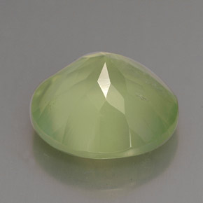 Prehnite Gemstone in 12 mm (calibrated) Size for Sale, Prehnite Stone in Green Color
