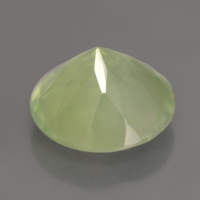 Prehnite Gemstone in 12 mm (calibrated) Size for Sale, Prehnite Stone in Green Color
