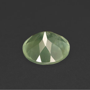 Prehnite Gemstone in 12 mm (calibrated) Size for Sale, Prehnite Stone in Green Color