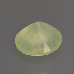 Prehnite Gemstone in 8 mm (calibrated) Size for Sale, Prehnite Stone in Green Color