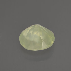 Prehnite Gemstone in 8 mm (calibrated) Size for Sale, Prehnite Stone in Green Color