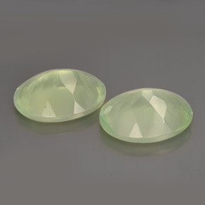 Prehnite Gemstone in 14 x 10 mm (calibrated) Size for Sale, Prehnite Stone in Green Color