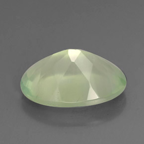 Prehnite Gemstone in 14 x 10 mm (calibrated) Size for Sale, Prehnite Stone in Green Color