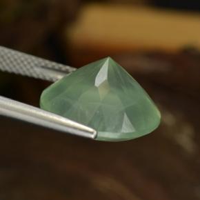 Prehnite Gemstone in 14 mm (calibrated) Size for Sale, Prehnite Stone in Yellow Green  Color