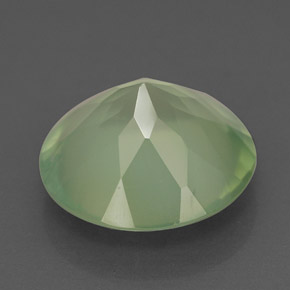 Prehnite Gemstone in 12 mm (calibrated) Size for Sale, Prehnite Stone in Green Color
