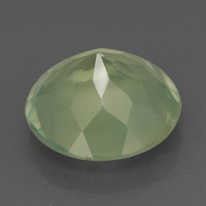 Prehnite Gemstone in 12 mm (calibrated) Size for Sale, Prehnite Stone in Green Color
