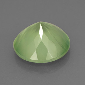 Prehnite Gemstone in 12 mm (calibrated) Size for Sale, Prehnite Stone in Green Color