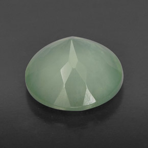 Prehnite Gemstone in 12 mm (calibrated) Size for Sale, Prehnite Stone in Green Color