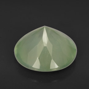 Prehnite Gemstone in 12 mm (calibrated) Size for Sale, Prehnite Stone in Green Color