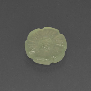 Prehnite Gemstone in 10 x 9.8 mm Size for Sale, Prehnite Stone in Green Color