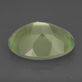 Prehnite Gemstone in 16 x 12 mm (calibrated) Size for Sale, Prehnite Stone in Lime Green Color
