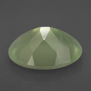 Prehnite Gemstone in 16 x 12 mm (calibrated) Size for Sale, Prehnite Stone in Green Color