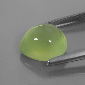 Prehnite Gemstone in 12 x 11 mm Size for Sale, Prehnite Stone in Green Color
