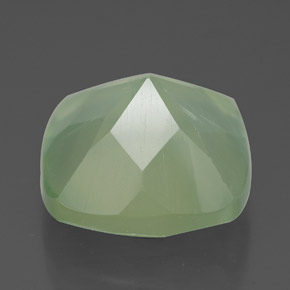 Prehnite Gemstone in 12.1 x 12.1 mm Size for Sale, Prehnite Stone in Green Color