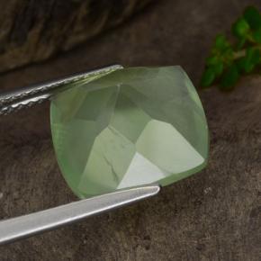 Prehnite Gemstone in 12 x 12 mm (calibrated) Size for Sale, Prehnite Stone in Pale Pear Green  Color