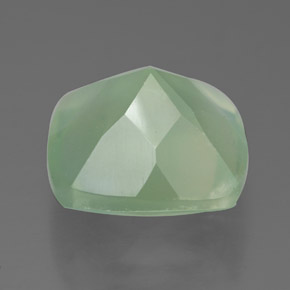 Prehnite Gemstone in 12 x 12 mm Size for Sale, Prehnite Stone in Green Color
